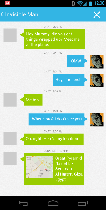 android location sharing