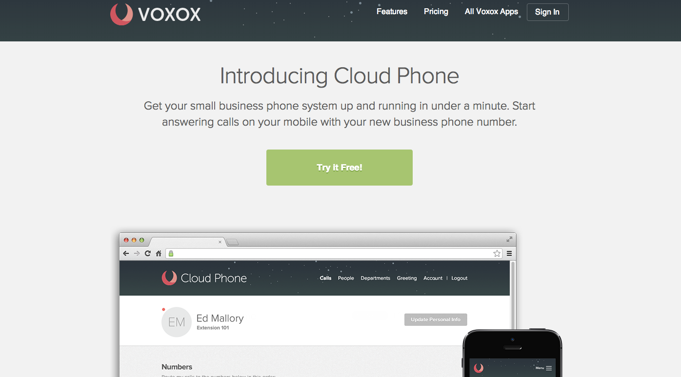 Cloud Phone by Voxox