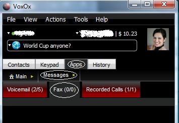 voxox sip setting