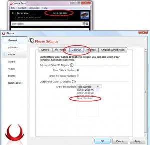 VoxOx Caller ID Phone Settings