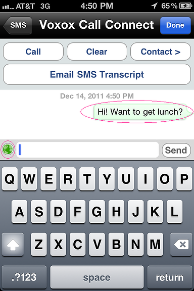 Voxox SMS translator 3c