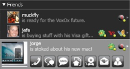 VoxOx Enables Users to Update Social/IM Networks