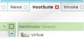 HootSuite's Tabbed Layout