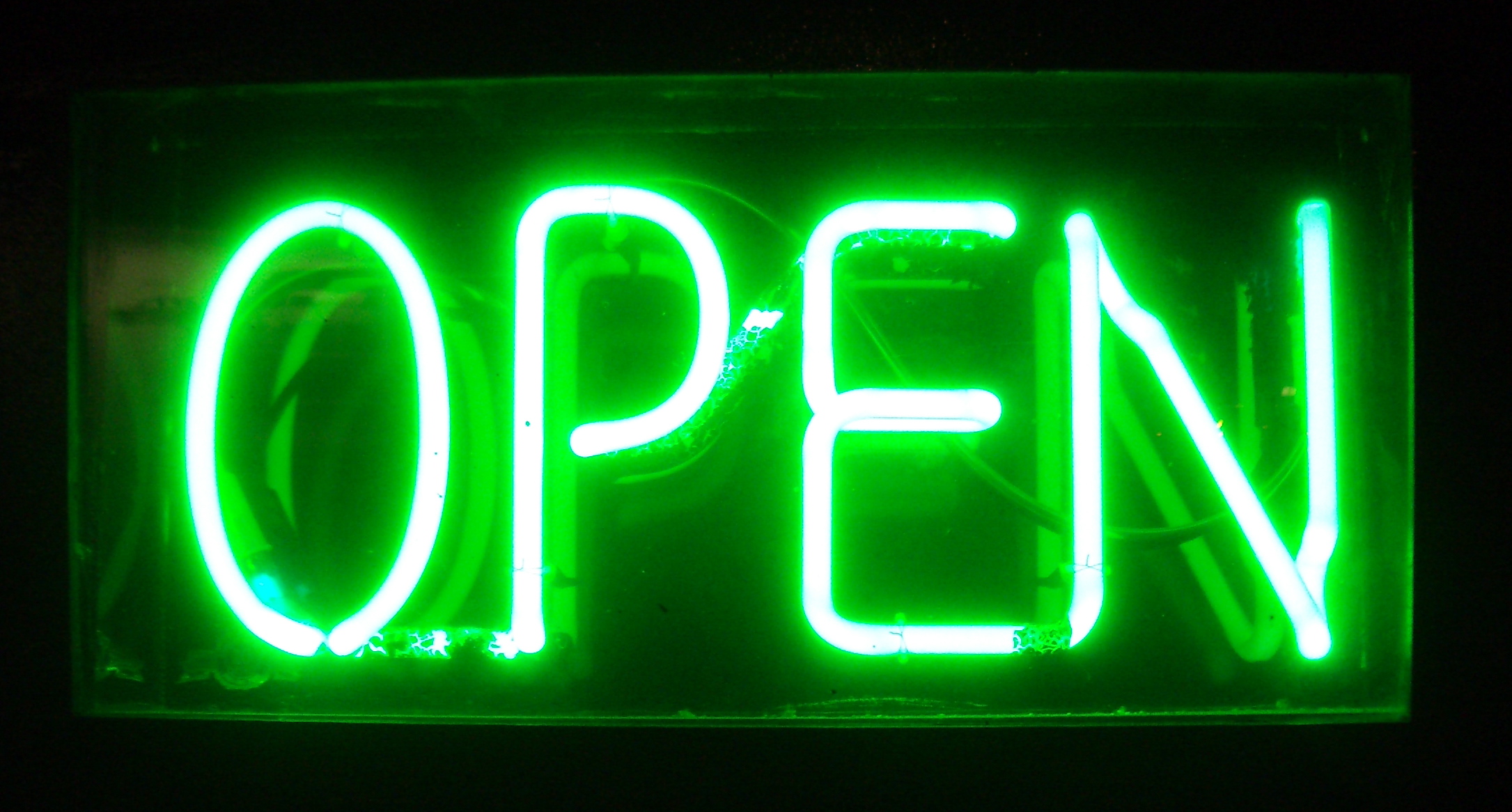 Startup Open Sign