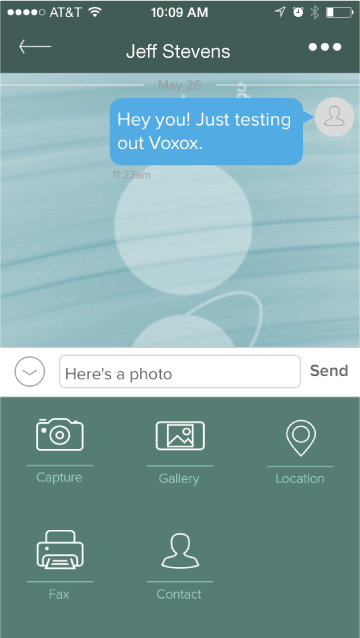 Voxox App Text