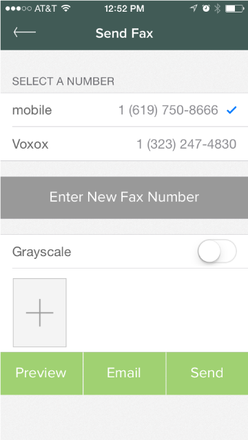 Voxox Send Fax
